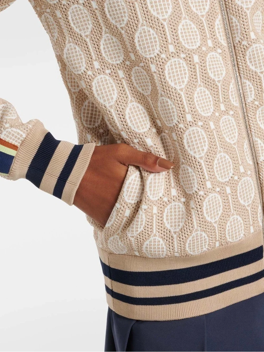 Tory Burch closure zipped